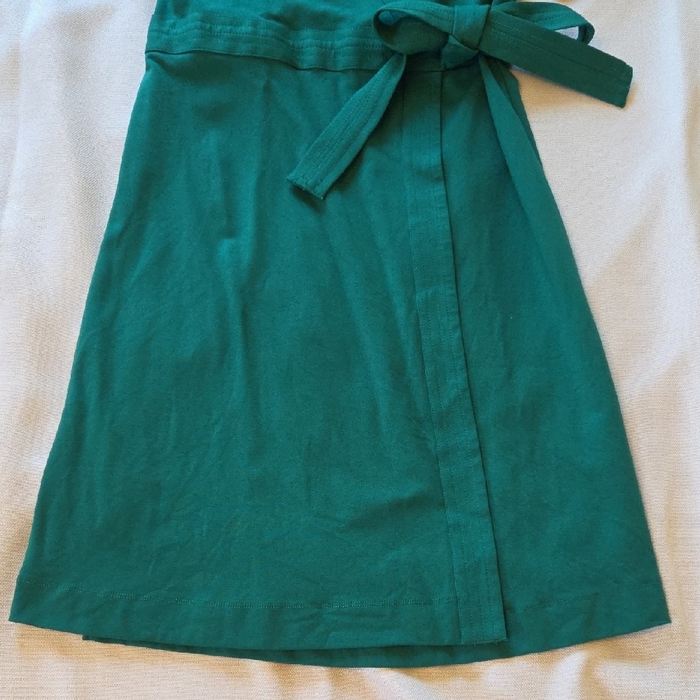 Boden Green Wrap Midi Dress - Size 10 - Picture 3 of 13